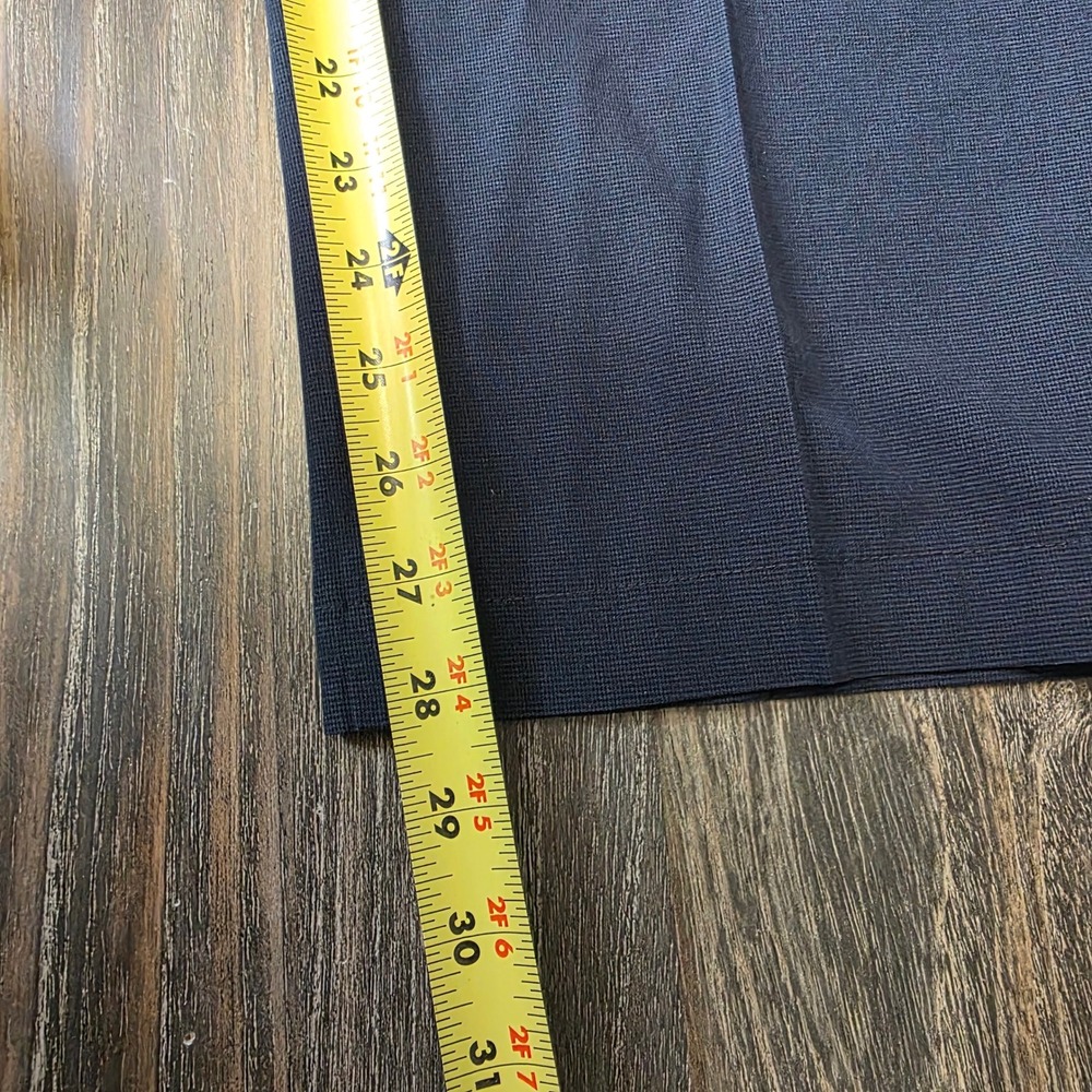 Greg Norman Mens Navy Blue Stretch Golf Pants Flat Front 40x30 RN 128492 - Picture 4 of 5